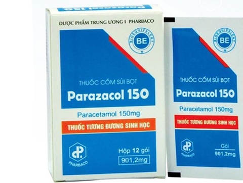 Parazacol 150 K/90H/12 gói - Habipharm