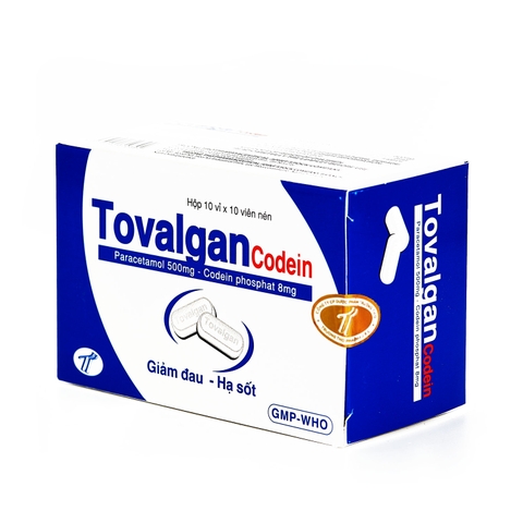 Tovalgan Codein EF K/162H/10 vỉ/10 viên - Trường thọ