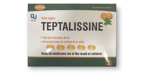 Viên ngậm TEPTALISSINE K/16H/200 viên - túi 1 viên
