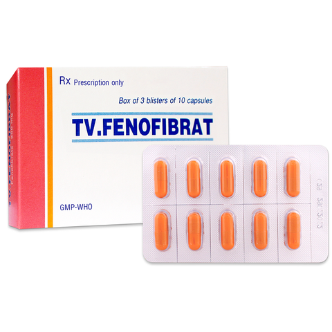 TV - Fenofibrat 200 mg v/10 H/30 - Trà Vinh