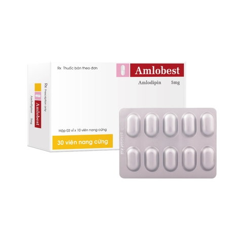Viên nang cứng Amlobest v/10, h/100 - Trà Vinh