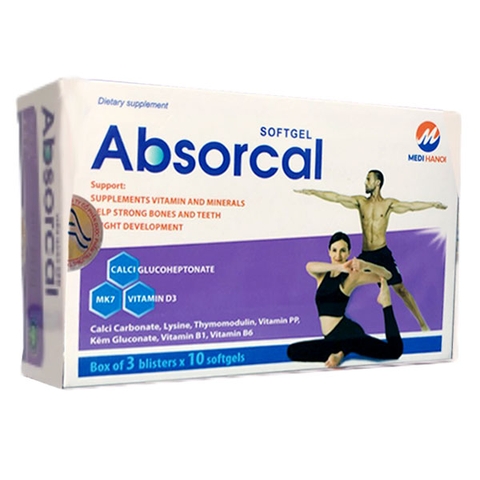 Viên nang mềm Absorcal - Medi