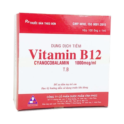 Vitamin B12 1000mcg/1ml - Vinphaco