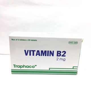 Vitamin B2 2 mg K/120H/6 vỉ/30 viên -Traphaco