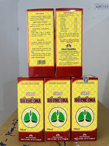 Siro bổ phế DNA K/64H/1 chai 100 ml