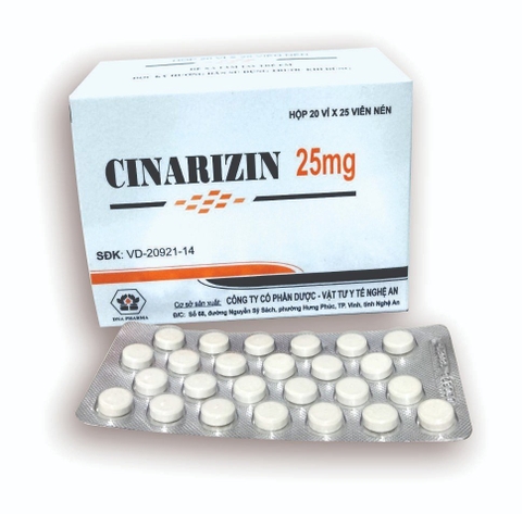 CINARIZIN 25mg