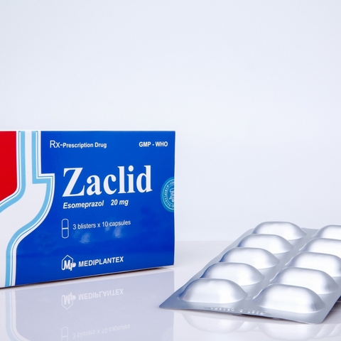 Zaclid (Esomeprazol )20mgK/60H/3v/10v - DPTW Mediplantex