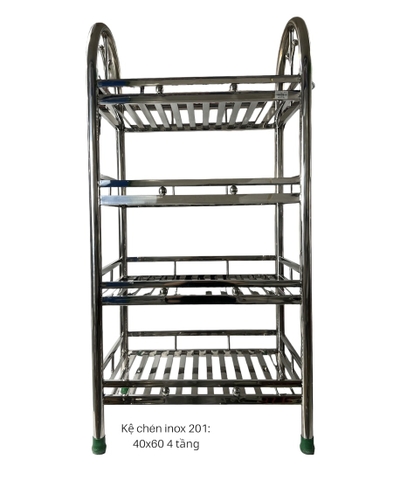 Kệ chén thẻ 40x60 inox201 TT