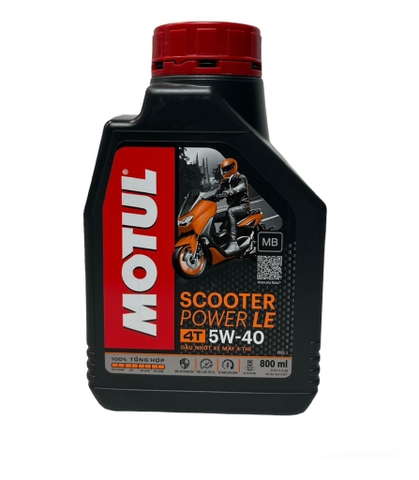Nhớt Motul tay ga Scooter Power le 5W-40 800ml