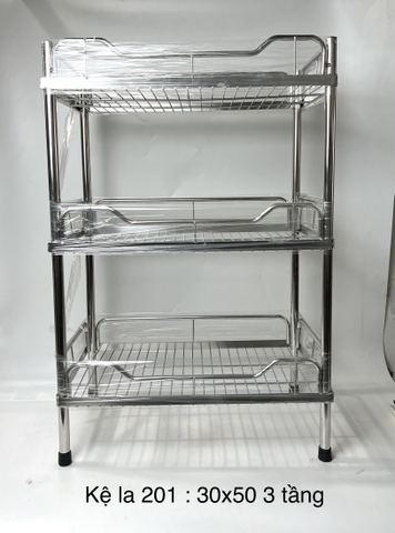 Kệ la 30x40 inox 201 TT