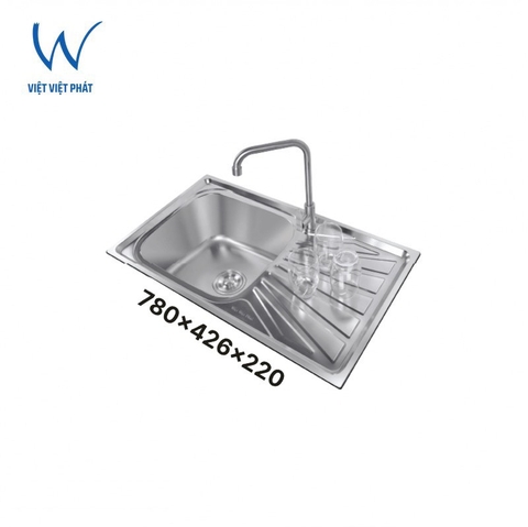 Chậu Rửa chén Inox 304 Việt Việt Phát N3