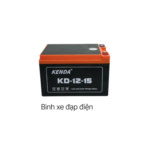 Bình Kenda 12V-15Ah xe đạp điện