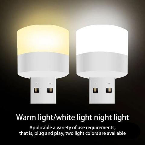 Bóng led mini 5v 1w cắm usb sáng ấm,sáng trắng