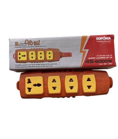 Ổ cắm chịu tải 6000W Sopoka