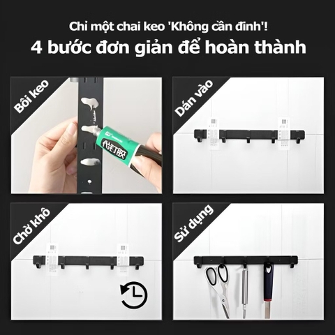 Keo đa năng siêu cứng (không cần khoan)  nhanh khô chống thấm 60g