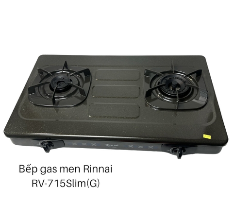 Bếp gas mặt men kim tuyến Rinnai RV-715Slim(G)