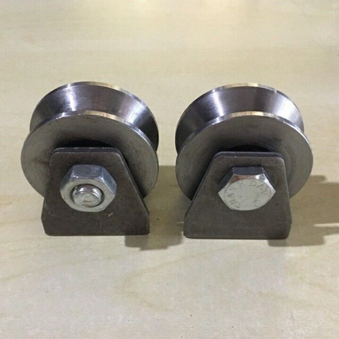 Bánh xe cửa sắt rãnh V