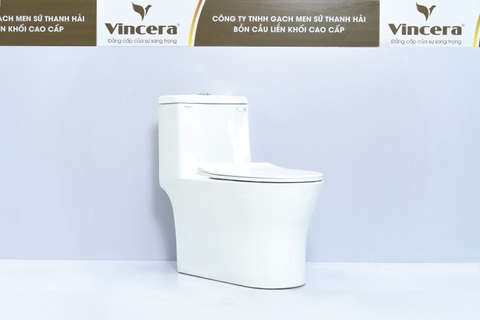 Bàn cầu khối Vincera V82 nắp êm