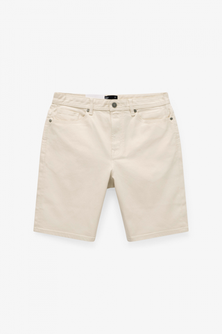Quần Short Jean Nam Trơn Form Straight Slim