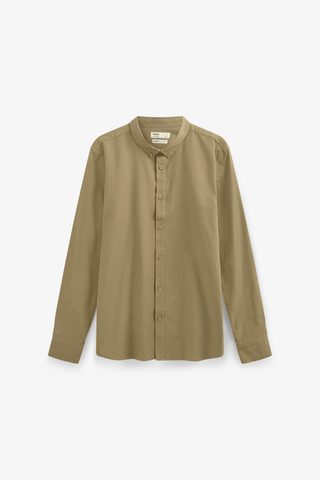 Áo Sơ Mi Nam Tay Dài Oxford Trơn Form Fitted