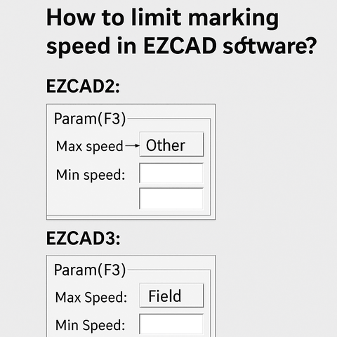 Cách giới hạn tốc độ đánh dấu trong phần mềm EZCAD