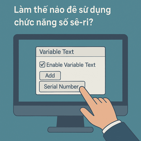 Làm thế nào để sử dụng chức năng số sê-ri?