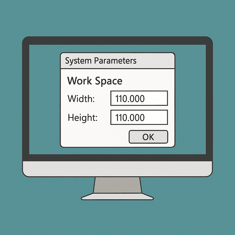 Menu Tệp – Tham số Hệ thống: Không gian làm việc