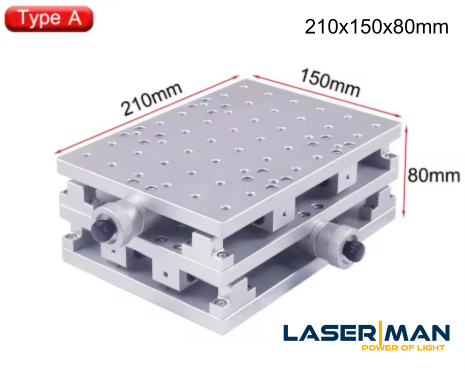 Bàn gá XY thủ công cho máy khắc laser (Laser Marking Machine Workbench)