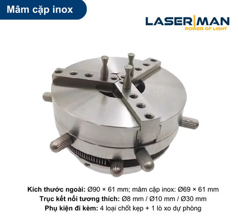Trục xoay Laser D69 – Giải Pháp Khắc Trụ Tròn Chính Xác