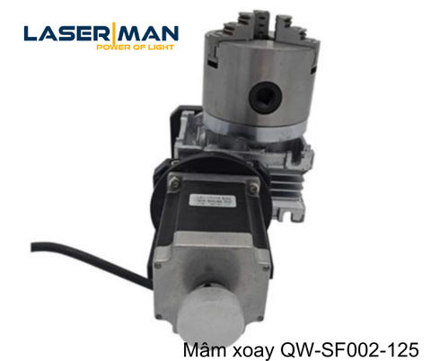 Mâm xoay giảm tốc QW-SF002 | Loại nghiêng chỉnh góc – phù hợp máy hàn & máy khắc laser