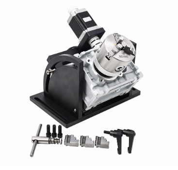 Trục xoay – phụ kiện hỗ trợ hàn laser, TIG/argon. Giảm tốc độ chính xác, xoay ổn định, tăng hiệu quả hàn vòng tự động