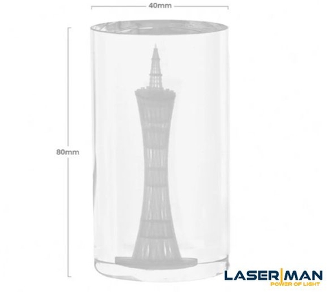 Khối Thủy Tinh Khắc Laser 2D & 3D – Crystal Engraving Block