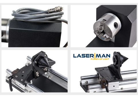 Rotary Axis – Trục Xoay Cho Máy Khắc Laser ( clouray model B)