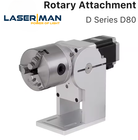 Trục xoay kẹp 3 chấu D Series – Giải pháp khắc laser tròn chính xác