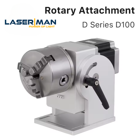 Trục xoay kẹp 3 chấu D Series – Giải pháp khắc laser tròn chính xác