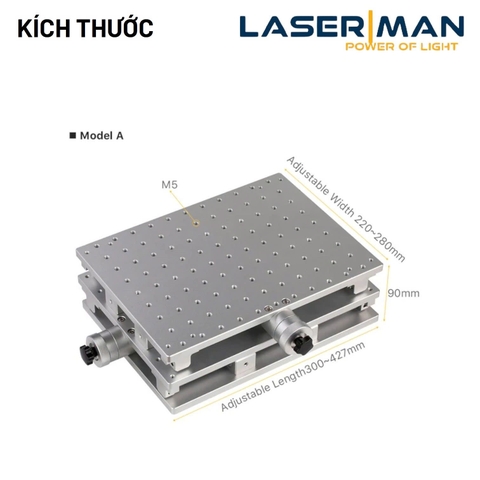 Bàn điều chỉnh làm việc theo hai hướng ngang và dọc