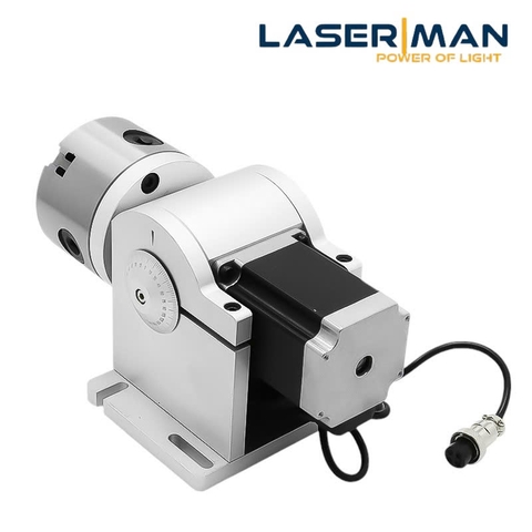 Bộ Gá Xoay 360 Độ D80 Giữ Chắc Vật Thể Tròn Cho Máy Khắc Laser