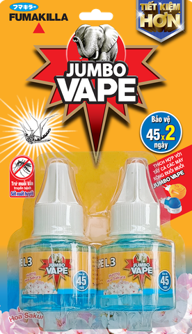 Chất xông đuổi muỗi JUMBO VAPE L3 Twin Pack