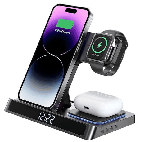 DOCK SẠC KHÔNG DÂY 5 IN 1 WIWU WIRELESS CHARGER WI-W006