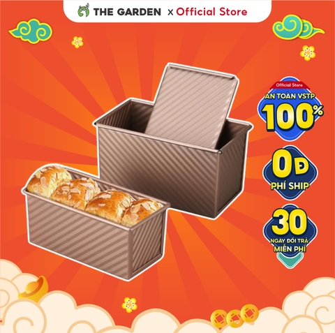 Khuôn nướng bánh mì gối, bánh sandwich  | Chất liệu thép Carbon chống dính | Loại 450g và 250g
