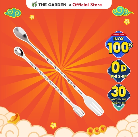 Thìa bar pha chế inox 26 cm và 32cm