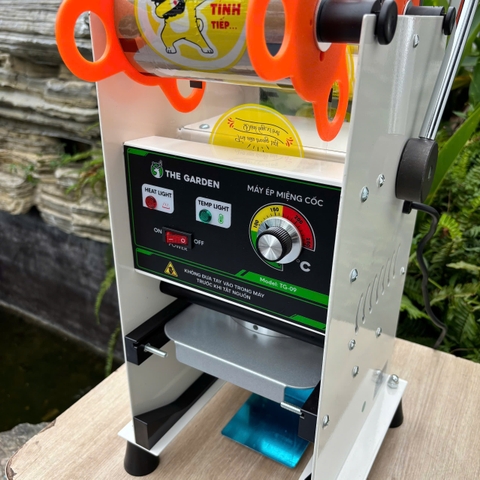 Máy dập nắp ly thủ công GREENBAR GB- B9 máy dán miệng ly, máy dập nắp cốc trà sữa - THE GARDEN