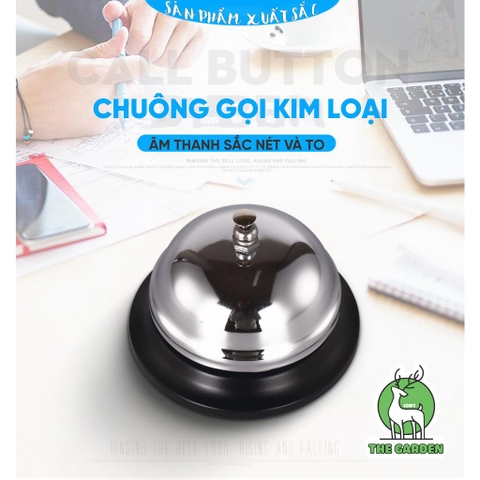 Chuông phục vụ Halli Galli để bàn | Chất liệu inox
