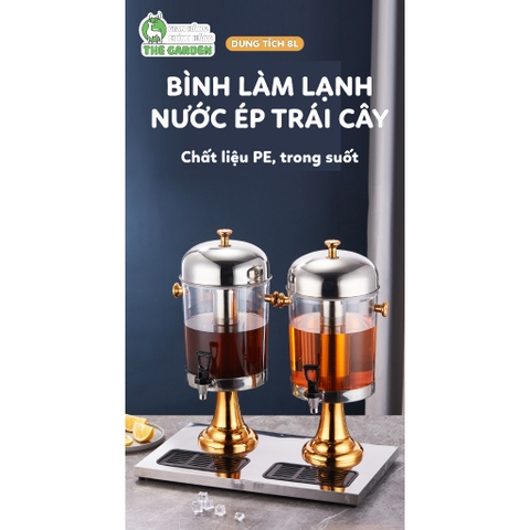 Bình làm lạnh đựng nước ép trái cây | Dung tích 8L