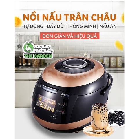 Nồi nấu trân châu tự động AONUOSI phiên bản Tiếng Anh dung tích 5L