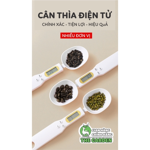 Cân Tiểu Ly Điện Tử | Dạng Thìa | Định lượng 500 - 0,1g