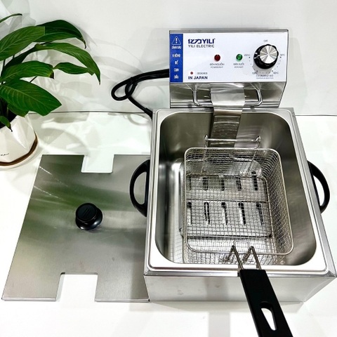 Bếp chiên ngập dầu nhúng điện SUNNY SN-02 | Dung tích 6L+6L | Công suất 2500W
