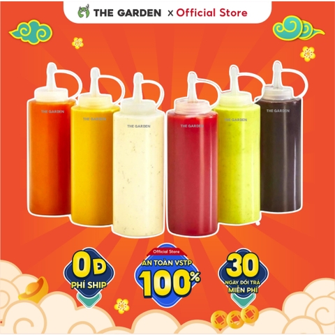 Bình Nhựa Đựng Tương, Sirup, Nước Sốt, Chai lọ đựng siro | Nhiều Dung Tích | Có Vạch Chia | Hình tròn