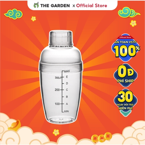 Bình lắc shaker nhựa | Dung tích 350ml