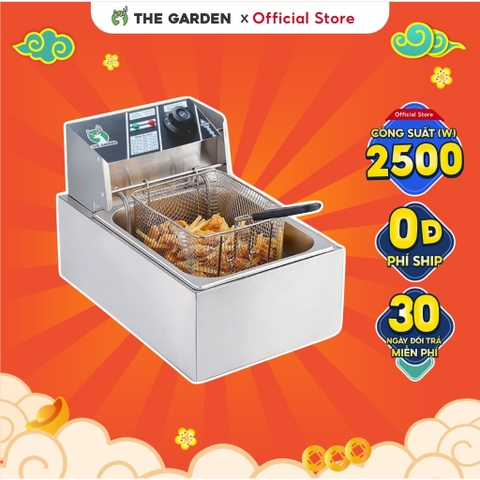 Bếp chiên ngập dầu nhúng điện THE GARDEN TG-01 | Dung tích 6L | Công suất 2500W
